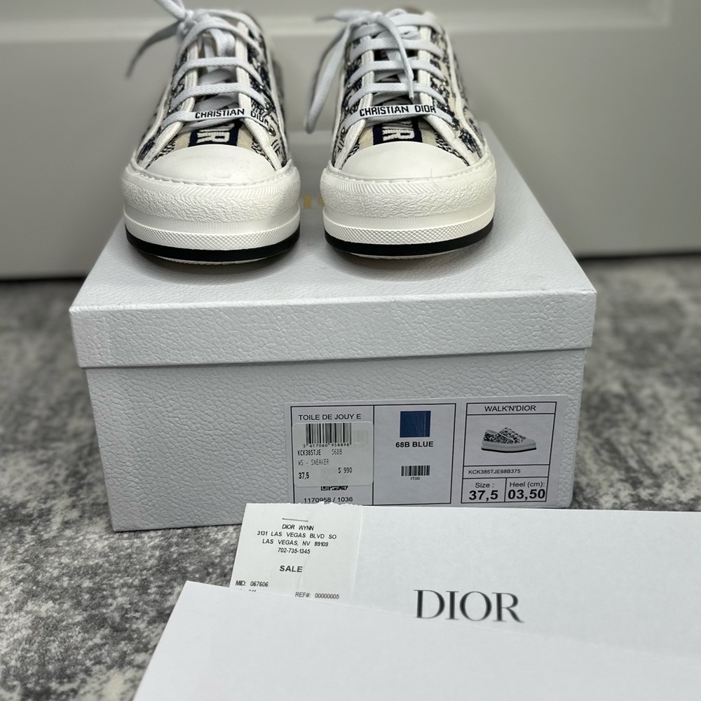 Authentic Dior Women’s platform sneaker size: 37.5